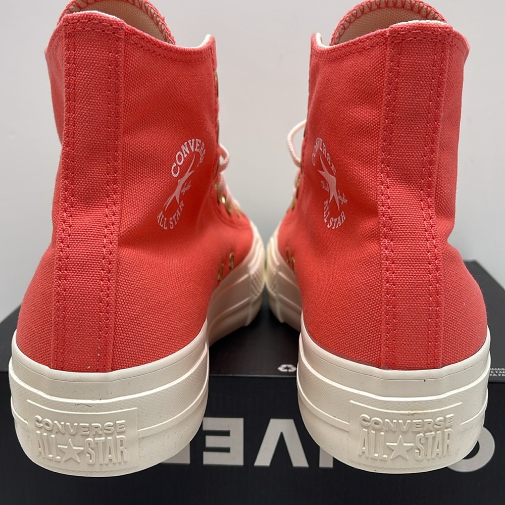 Converse WMNS CTAS LIFT HI
WATERMELON SLUSHY/EGRET WHITE A09914F
Platforms Snkrs - Picture 14 of 16